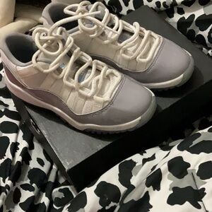 Women's Gray and White Sneakers